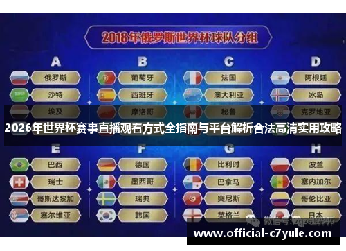 2026年世界杯赛事直播观看方式全指南与平台解析合法高清实用攻略